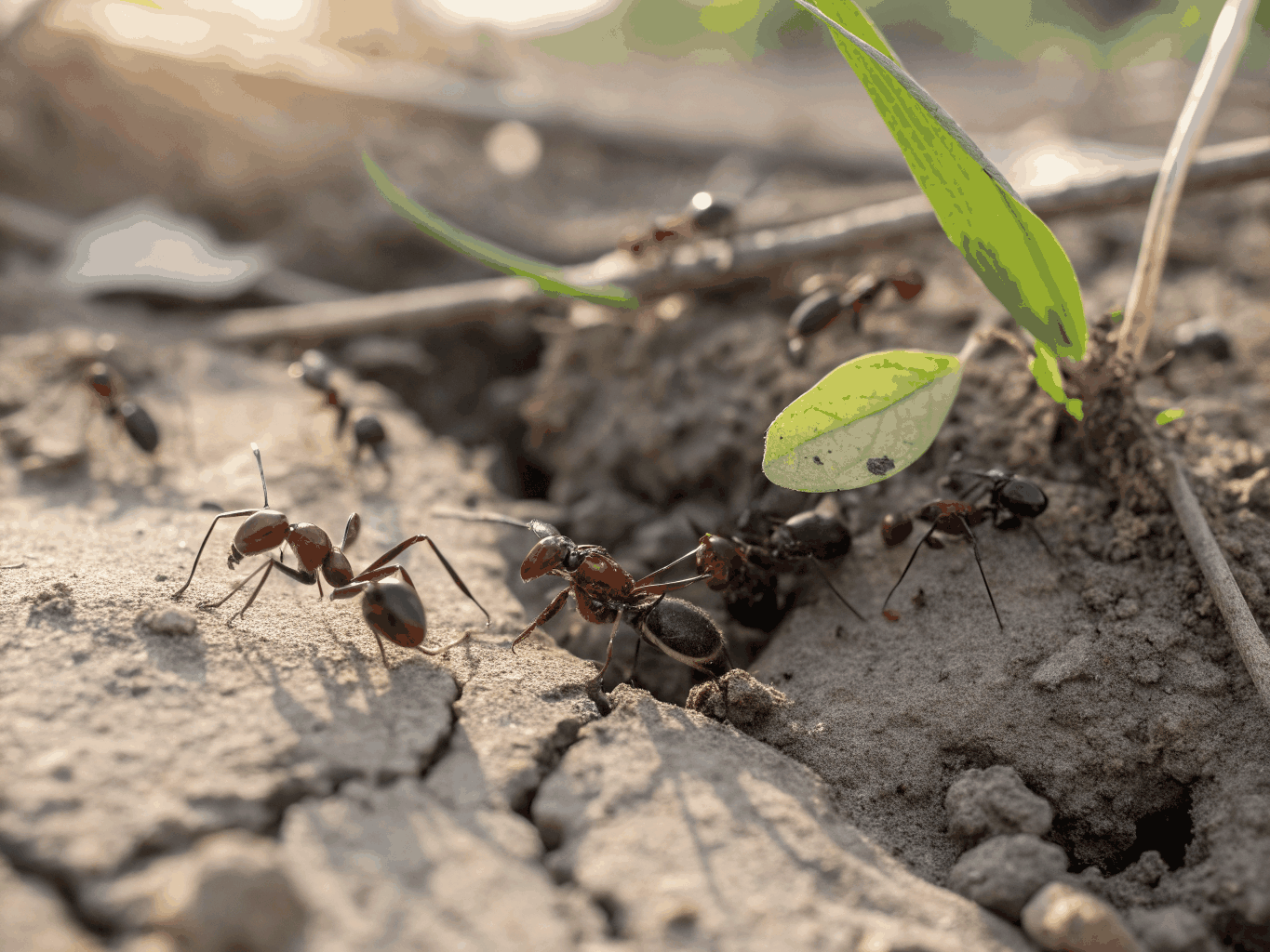 Ant infestation in a Florida home