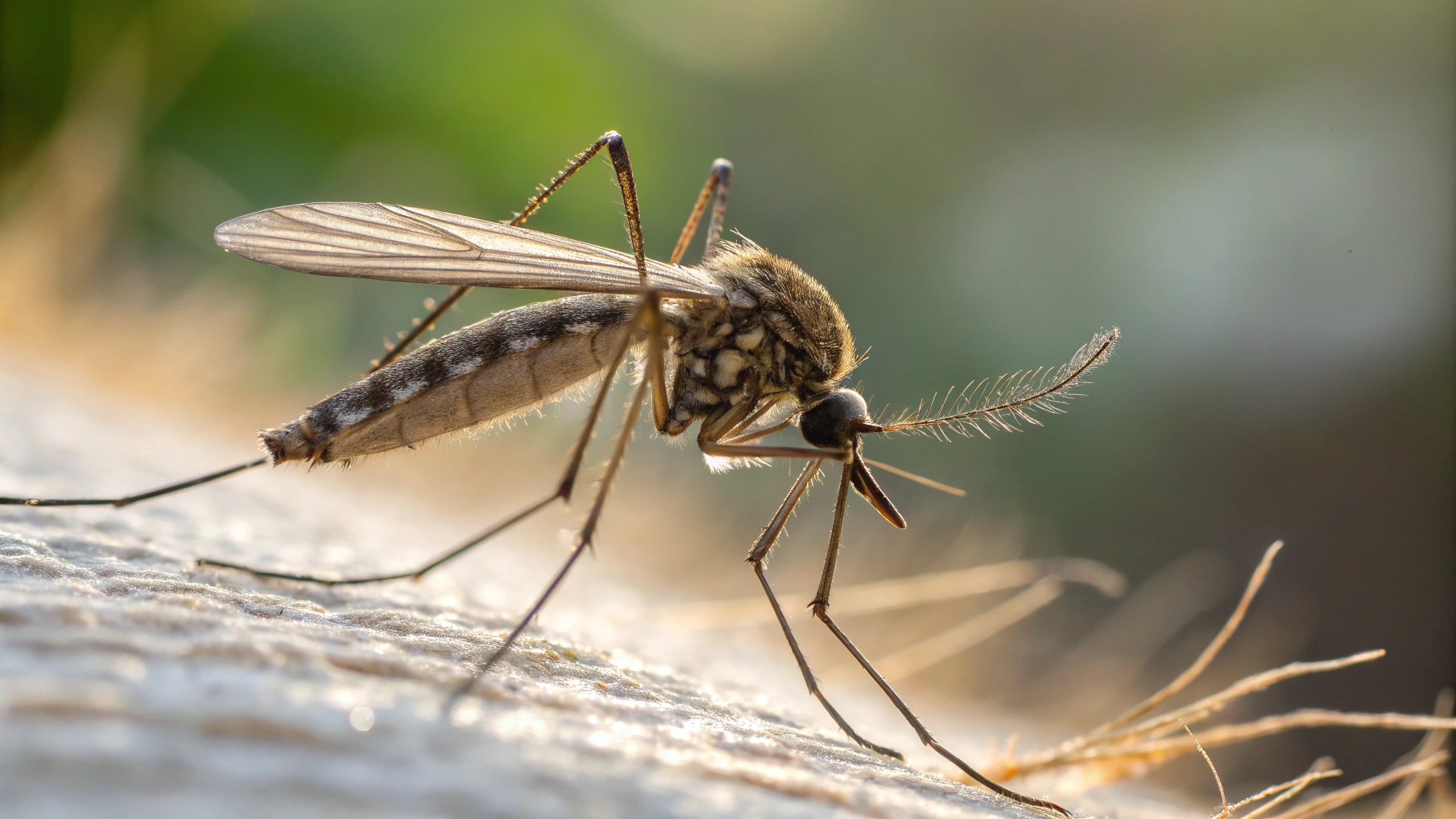 Mosquito macro photography