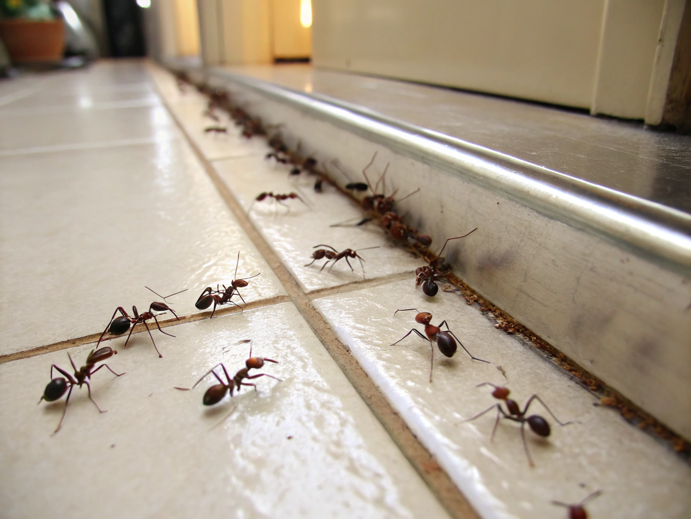 Ant infestation in a Florida home