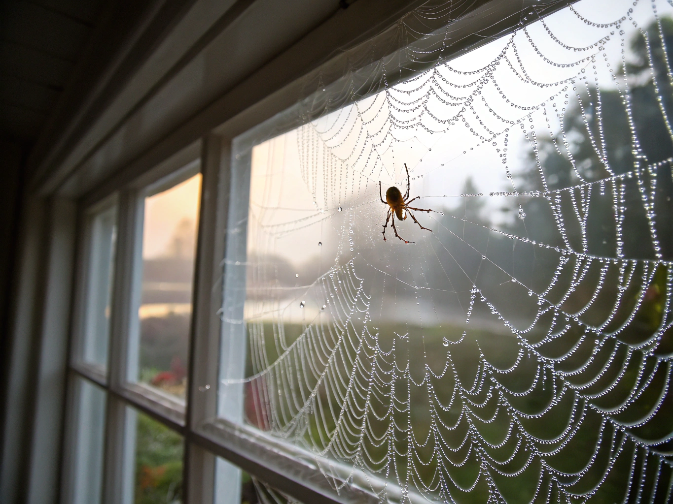 Local spider species in web